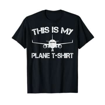 This Is My Plane Airplane Pilot Gifts T-Shirt