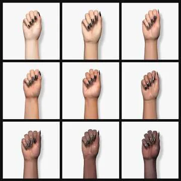 VENALISA Gel Nail Polish, 12ml Black Color Soak Off UV LED Nail Gel Polish Nail Art Starter Manicure Salon DIY at Home, 0.43 OZ