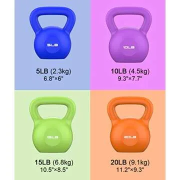 Kettlebell Weight Sets - Versatile & Comfortable for All Fitness Levels