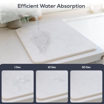 Absorbent Drying Stone Mat - Stylish Kitchen Essential