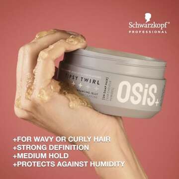 OSiS+ Tipsy Twirl Curl Definition Jelly for Curls