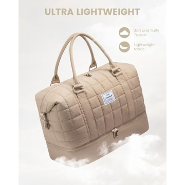 LOVEVOOK Lightweight Weekender Bag with Shoe Compartment