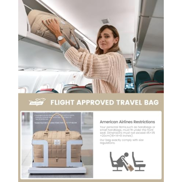 LOVEVOOK Lightweight Weekender Bag with Shoe Compartment