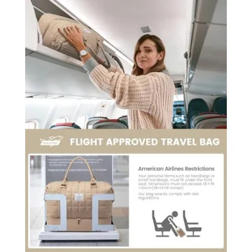 LOVEVOOK Lightweight Weekender Bag with Shoe Compartment