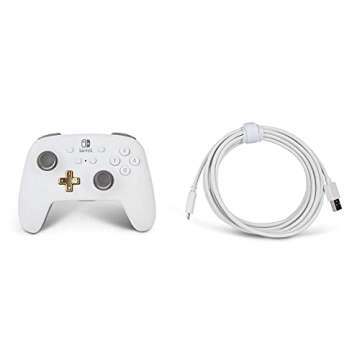 PowerA Enhanced Wireless Controller for Nintendo Switch - White Renewal