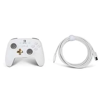 PowerA Enhanced Wireless Controller for Nintendo Switch - White Renewal