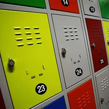 10 Sheets 1 to 50 Number Stickers Vinyl Consecutive Number Stickers Self Adhesive Decal for Indoor and Outdoor Waterproof Labels Number Inventory Stickers for Inventory Classification(Black,1 Inch)