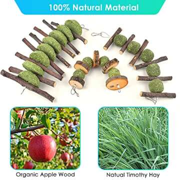 ERKOON Bunny Chew Toys for Healthy Chewing Fun