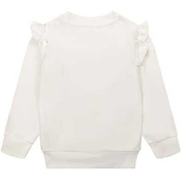 RETSUGO Girls St Patricks Day Shirt Lucky Shamrock Tops St Patricks Day Sweater Baby Girls Sweatshirt T-Shirt Irish Clover Tee 5t/8205