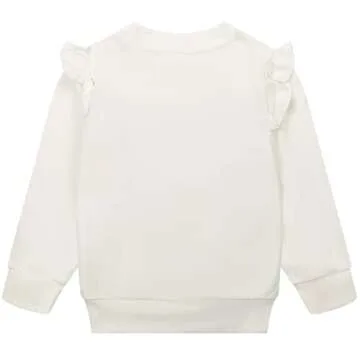 RETSUGO Girls St Patricks Day Shirt Lucky Shamrock Tops St Patricks Day Sweater Baby Girls Sweatshirt T-Shirt Irish Clover Tee 5t/8205