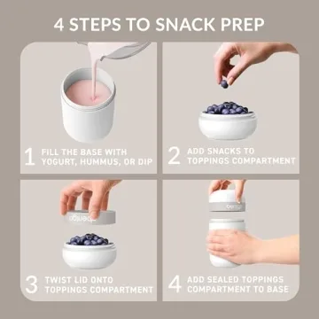 Bentgo Snack Cup Leak-Proof Reusable Container Dishwasher Safe