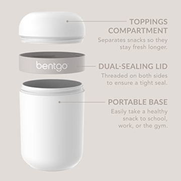 Bentgo Snack Cup Leak-Proof Reusable Container Dishwasher Safe