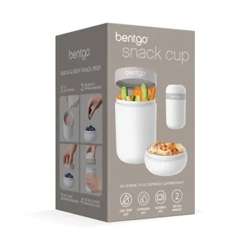 Bentgo Snack Cup Leak-Proof Reusable Container Dishwasher Safe