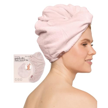 Kitsch Microfiber Hair Towel - Fast Drying and Anti-Frizz