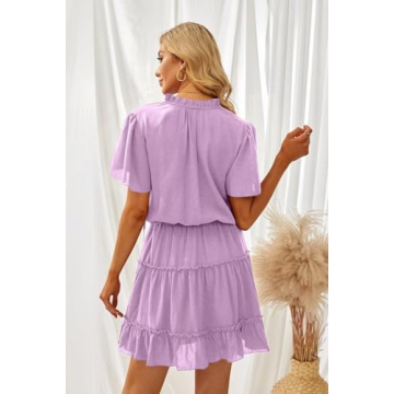 Stylish Dokotoo Women’s Flowy Mini Dress for Summer Elegance