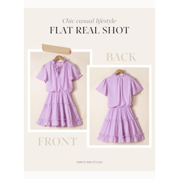 Stylish Dokotoo Women’s Flowy Mini Dress for Summer Elegance