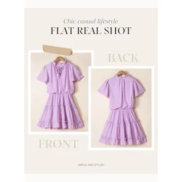 Stylish Dokotoo Women’s Flowy Mini Dress for Summer Elegance