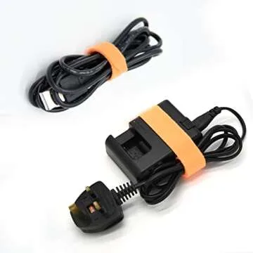 Patu Reusable Cable Ties - 30 Microfiber Hook & Loop Straps