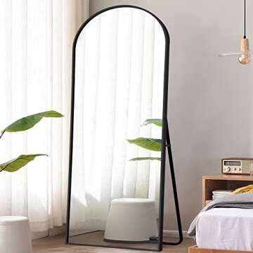 PexFix Arched Full Length Mirror Full Length Floor Mirror Floor Mirror Full Length Arched Wall Mirro...