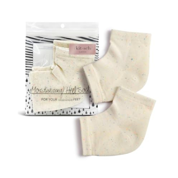 Kitsch Moisturizing Socks for Cracked Heel Treatment, Insulated Gel & Moisturizing Heel for Dry Crac...