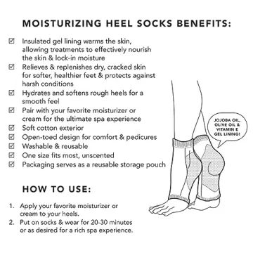Kitsch Moisturizing Socks for Hydration & Comfort