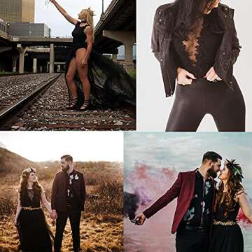 RARITYUS Women Sexy Lace Bodysuit Jumpsuit See Through Mesh Sleeveless/Long Sleeve Tops Swimsuit for Party Outfit