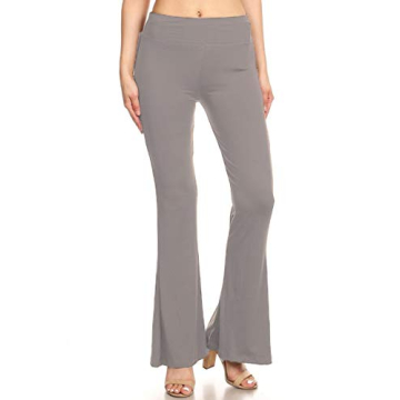 Leggings Depot Women's Elegant Wide Leg Palazzo Pants