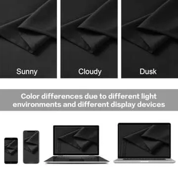 Black Curtains for Sliding Glass Door, Pinch Pleated Curtains for Track System Blackout Temporary Curtains for Windows Room Divider Patio Door Curtains Back Tab Loop Pocket, 2 Panels, W70 x L84