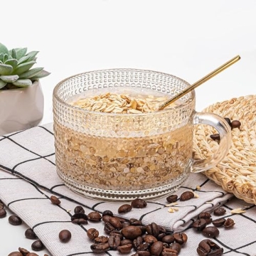 4pcs Vintage Coffee Mug Set with Bamboo Lid