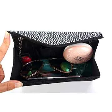 Nodykka Purses and Handbags Envelope Evening Clutch Crossbody Bags Classic Wedding Party Shoulder Bag for Women