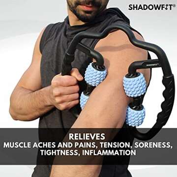 Shadowfit Muscle Roller for Muscle Relief and Recovery