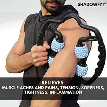 Shadowfit Muscle Roller for Muscle Relief and Recovery