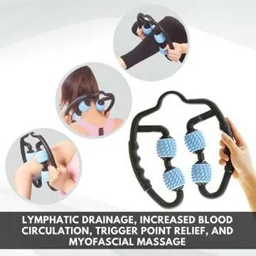 Shadowfit Muscle Roller for Muscle Relief and Recovery