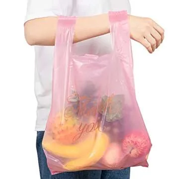 200 Thank You Shopping Bags in 3 Sizes for Retail Use