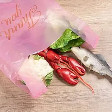 200 Thank You Shopping Bags in 3 Sizes for Retail Use