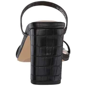 The Drop Women's Avery Black Sandal for Stylish Comfort