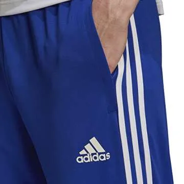 adidas Men's Aeroready Sereno Slim Tapered-Cut 3-stripes Pants, Team Royal Blue, Medium