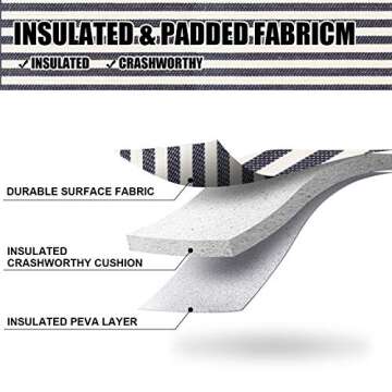 ZORMY 2 Bottle Wine Tote Carrier, Dark Blue, 750 mL Capacity, Polyester Material, With Shoulder Strap and Corkscrew