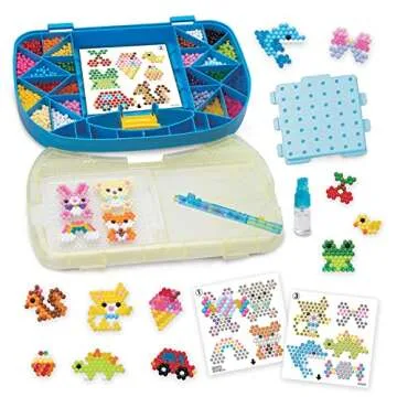 Aquabeads Beginners Carry Case - Fun and Creative Arts & Crafts Bead Kit for Kids Ages 4 and Up - In...