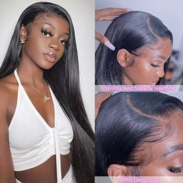 Gelbive Lace Front Wigs Human Hair 13x4 Glueless Lace Frontal Brazilian Virgin Human Hair Wigs for Black Women pre plucked with Baby Hair 20 inch