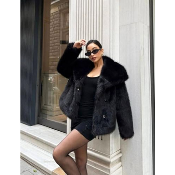 Cozypoin Women's Faux Fur Jacket - Chic & Cozy Style