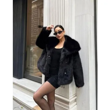 Cozypoin Women's Faux Fur Jacket - Chic & Cozy Style