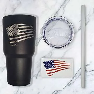 God Is Good Patriotic Tumbler for Hot or Cold Drinks