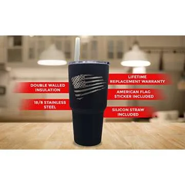 God Is Good Patriotic Tumbler for Hot or Cold Drinks