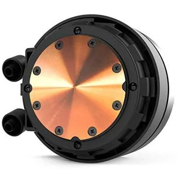 NZXT Kraken X62 280mm - RL-KRX62-02 - AIO RGB CPU Liquid Cooler - CAM-Powered - Infinity Mirror Design - Performance Engineered Pump - Reinforced Extended Tubing - Aer P140mm Radiator Fan (2 Include)