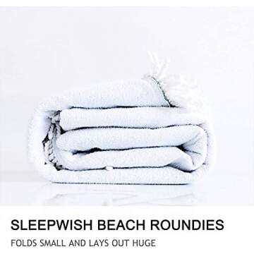 Sleepwish World Map Oversized Beach Towel 3D Map Beach Throw Blanket Teenage Beach Roundies Tassel Tapestry Throws (Blue, 60 inch)