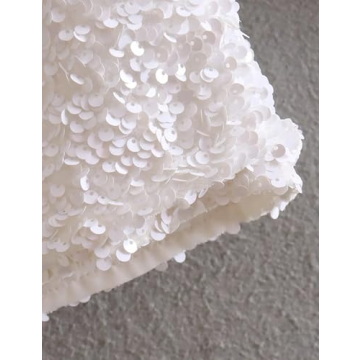 HYLLGUD Tie-Front Sequined Jacket for Effortless Glam