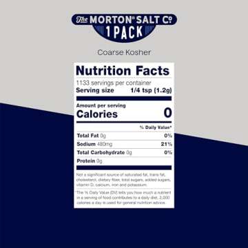 Morton Extra-Fine Popcorn Salt, 3.75oz Shaker Non-Iodized