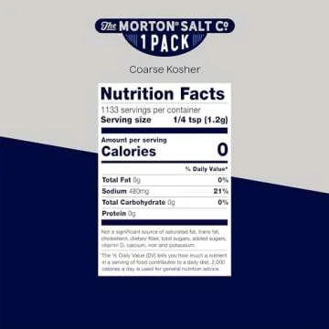 Morton Extra-Fine Popcorn Salt, 3.75oz Shaker Non-Iodized