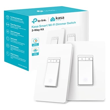 Kasa Smart 3 Way Dimmer Switch KIT - Dimmable Light Switch with Alexa Compatibility